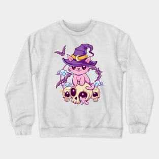 Skull Cat Kawaii Gothic Crewneck Sweatshirt